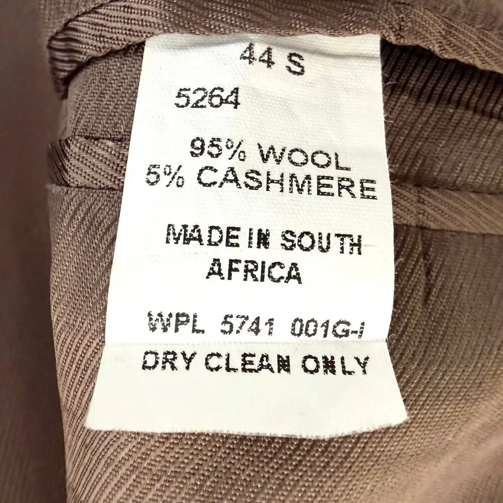 Vintage Oscar De La Renta men’s sports coat wool cashmere size 44 short